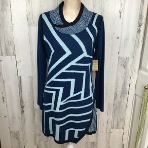 NWT Title Nine Sweater Dress Merino Wool Blend M
